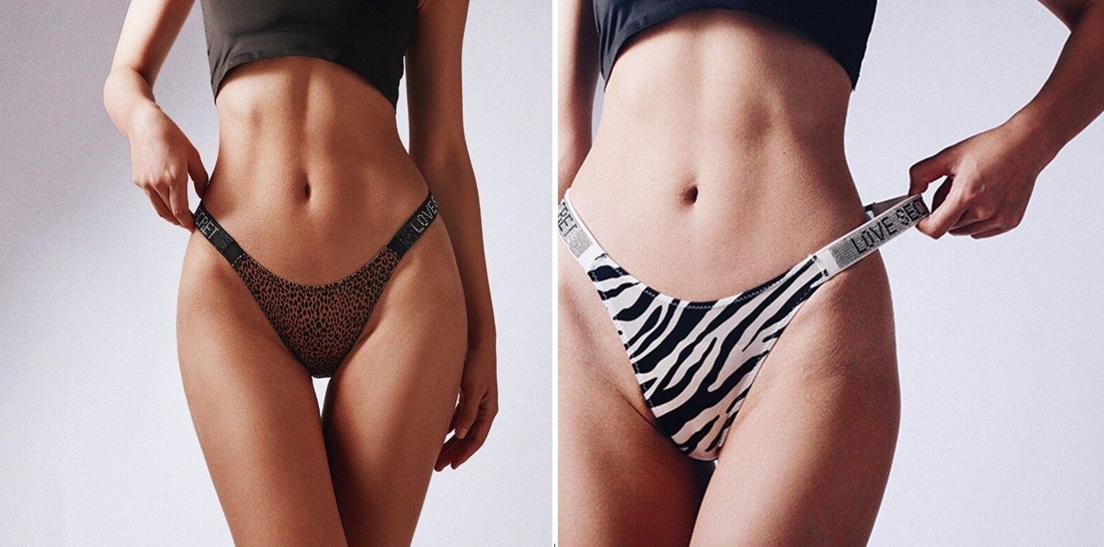 Tanga Sexy Para Mujer Ropa Interior Bragas Con Diamantes Rhinestones Underpantie