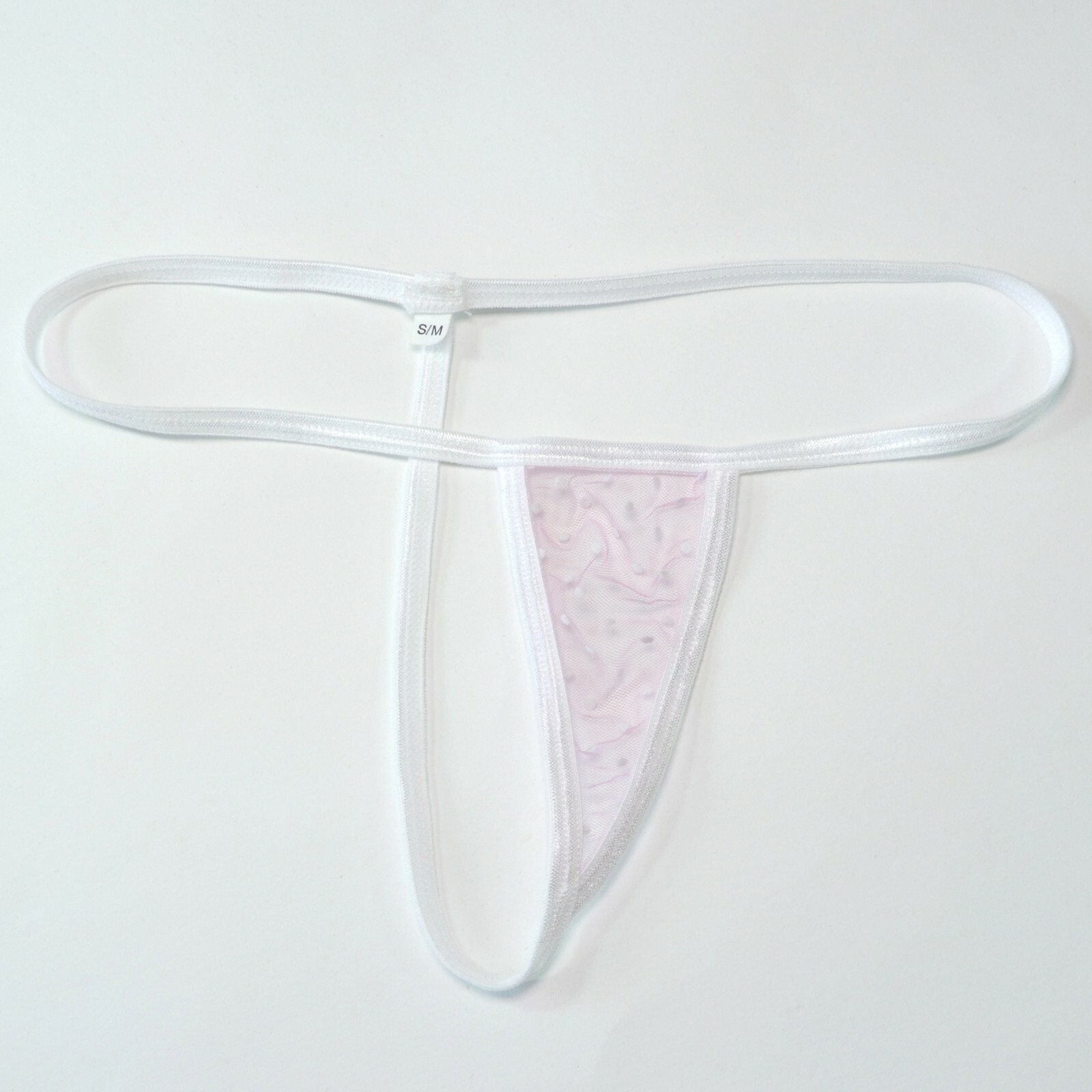 W8019 Womens Ladies String Thong C-thru Tulle
