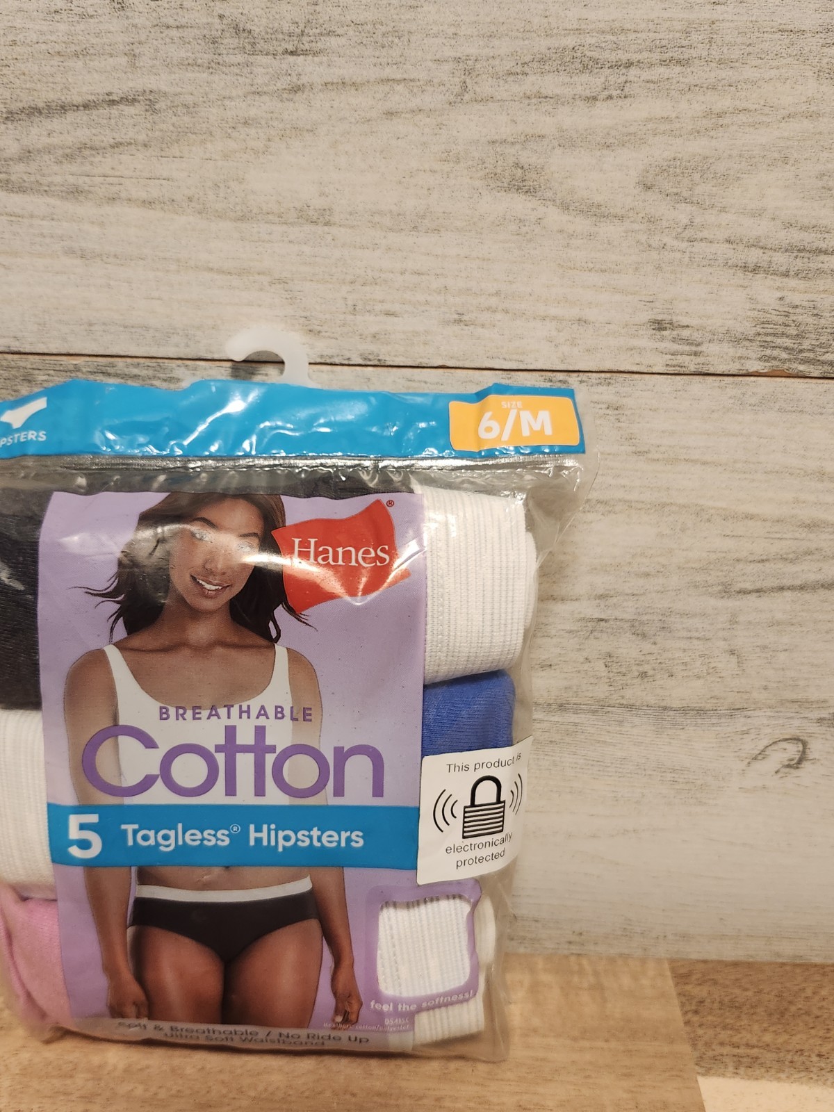 Hanes Cotton Hipster 5 Pk Womens 6/Medium Multi Breathable Cool Comfort