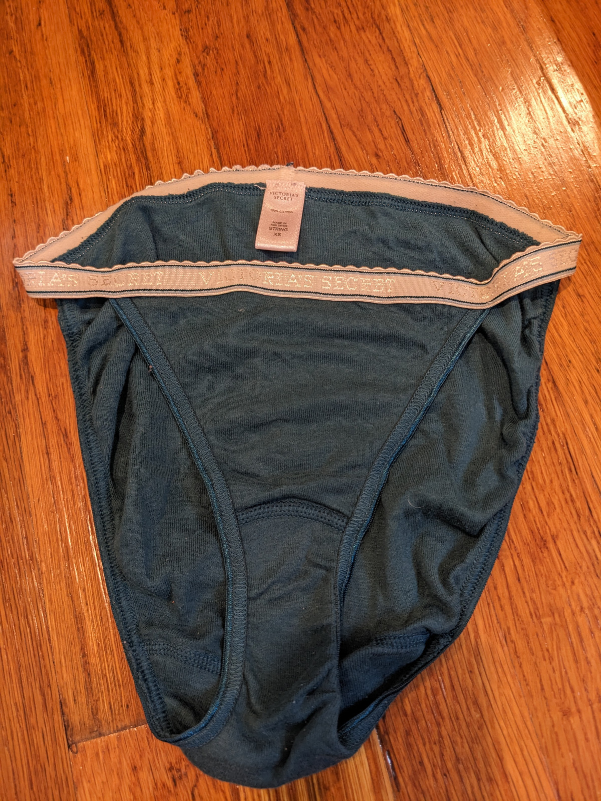 NWOT Vintage 90s Victoria’s Secret Signature Waistband String Bikini Panties XS