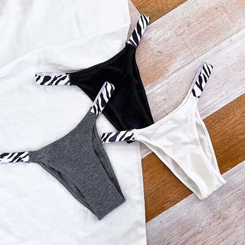 Ms Seamless Panties Lingerie Satin Underwear High Fork Briefs