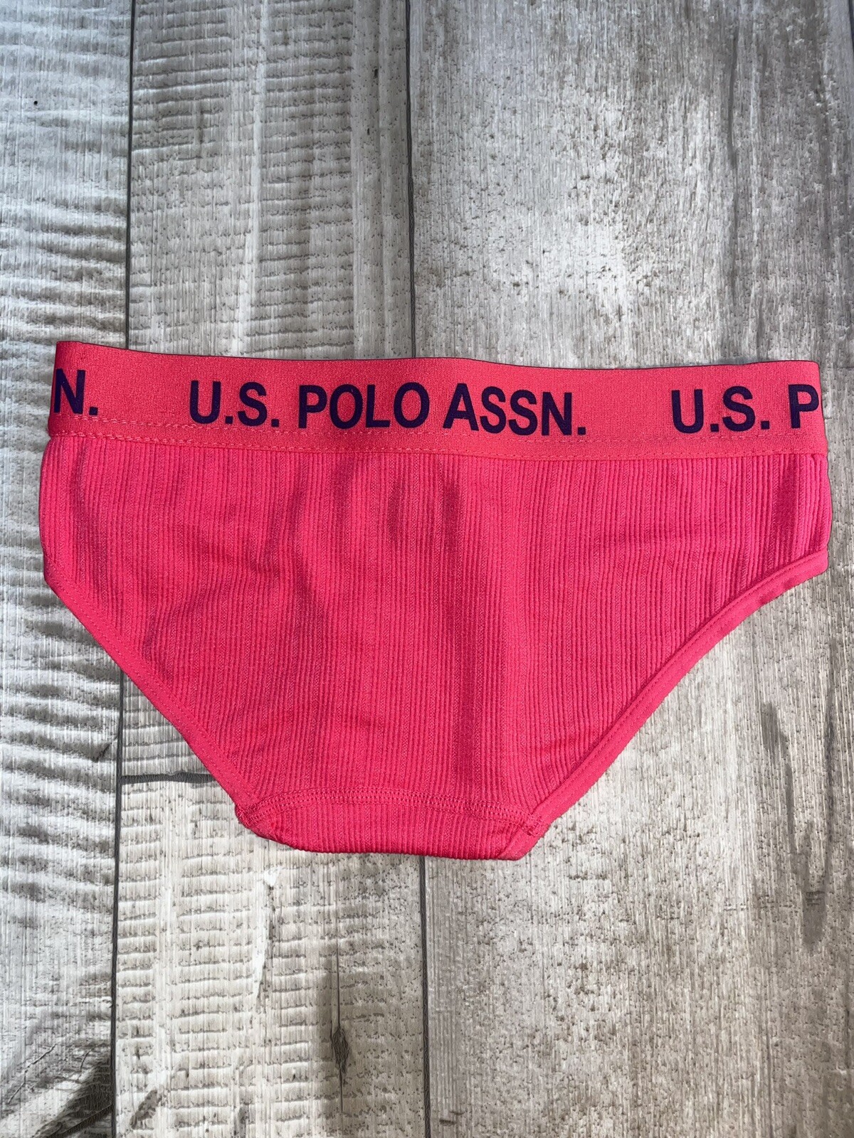 U S Polo Assn panties Size Small Bright Pink Stretch