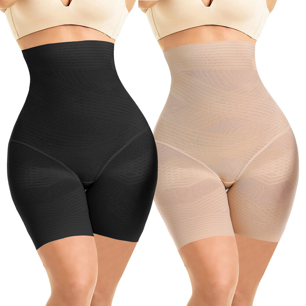 Women High Waist Panties Cross Compression abs Shaping Shorts Slim Body Shaper