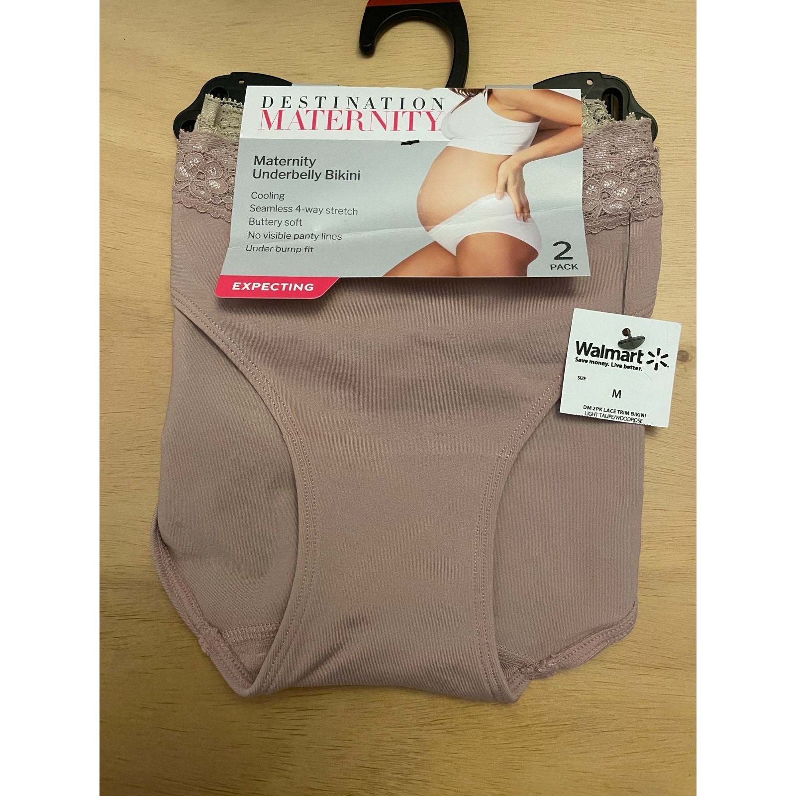 New Women’s Destination Maternity 2 Pack Maternity Underbelly Bikinis Medium