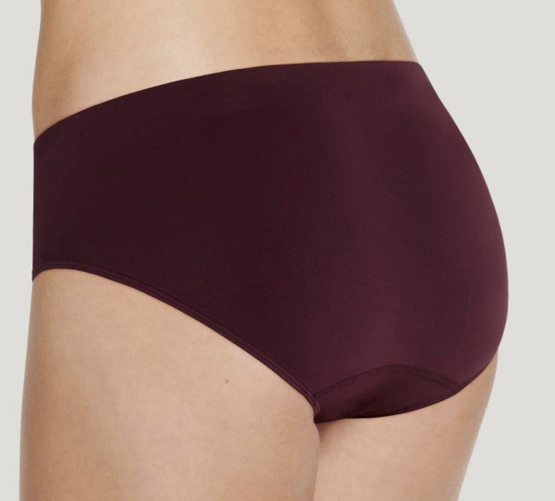 Jockey 3-Pack Size 9/XXL Black/Burgundy/Beige Underwear Ecco SeamFree Hipsters
