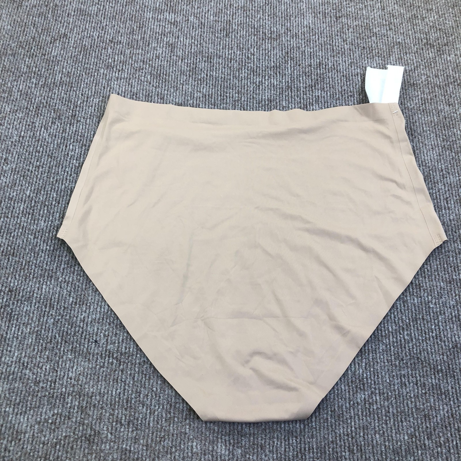Underwear Womens L Beige Seamless High Waist Brief Panties Microfiber Stretch