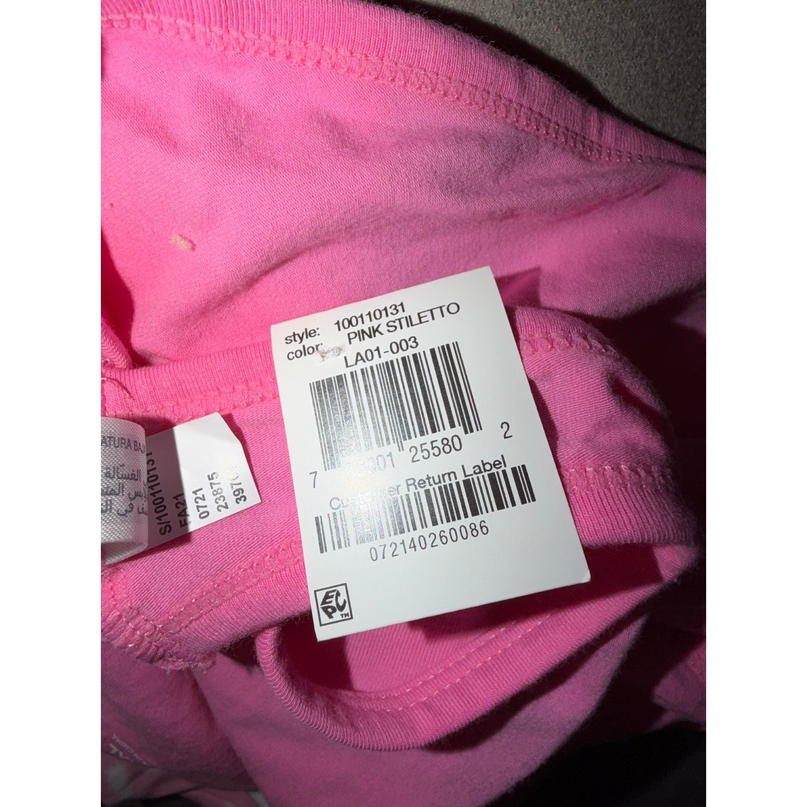Jenni Intimates Womens 2 Pack Bikini Panties Pink Tie Dye Solid, Size M, Lot 2