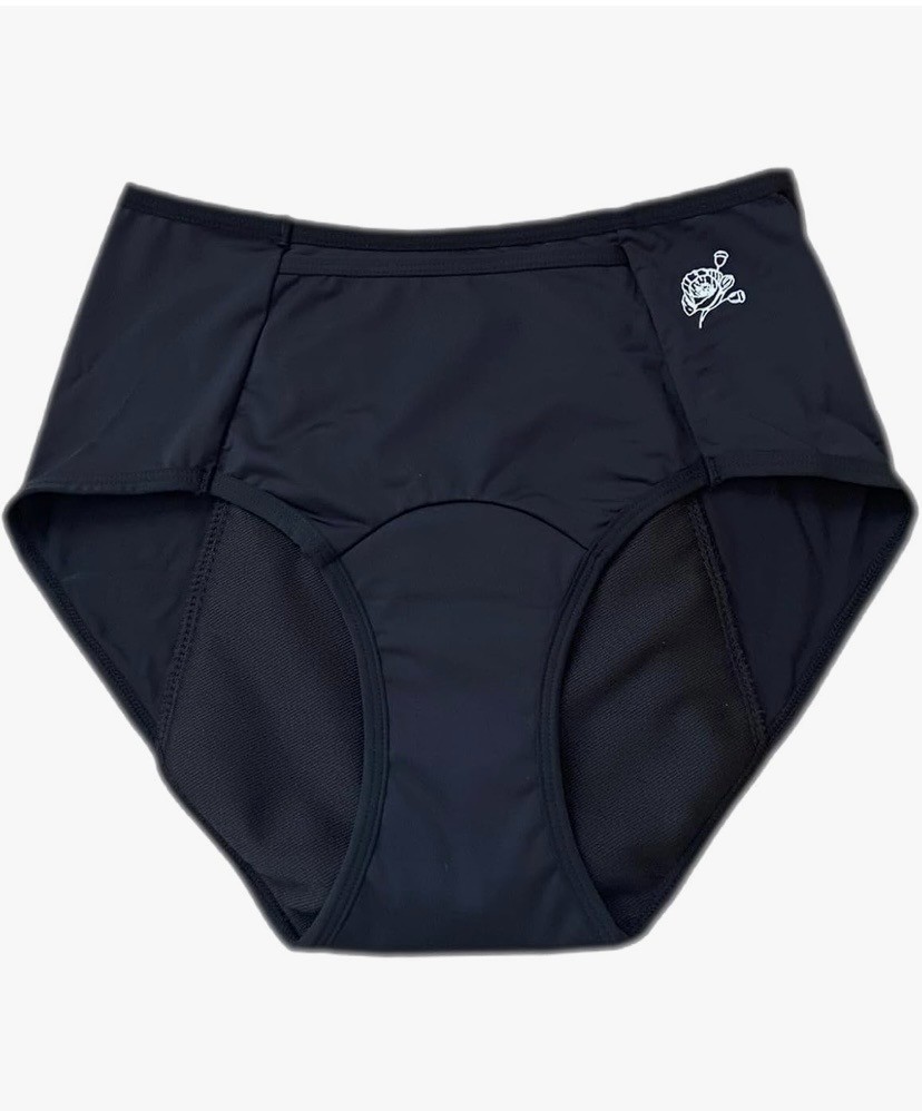 GOLDYN POPPY PERIOD UNDERWEAR, 3 PACK, BLACK, NEW, MID-RISE HIPSTER, HIGH ABSORB