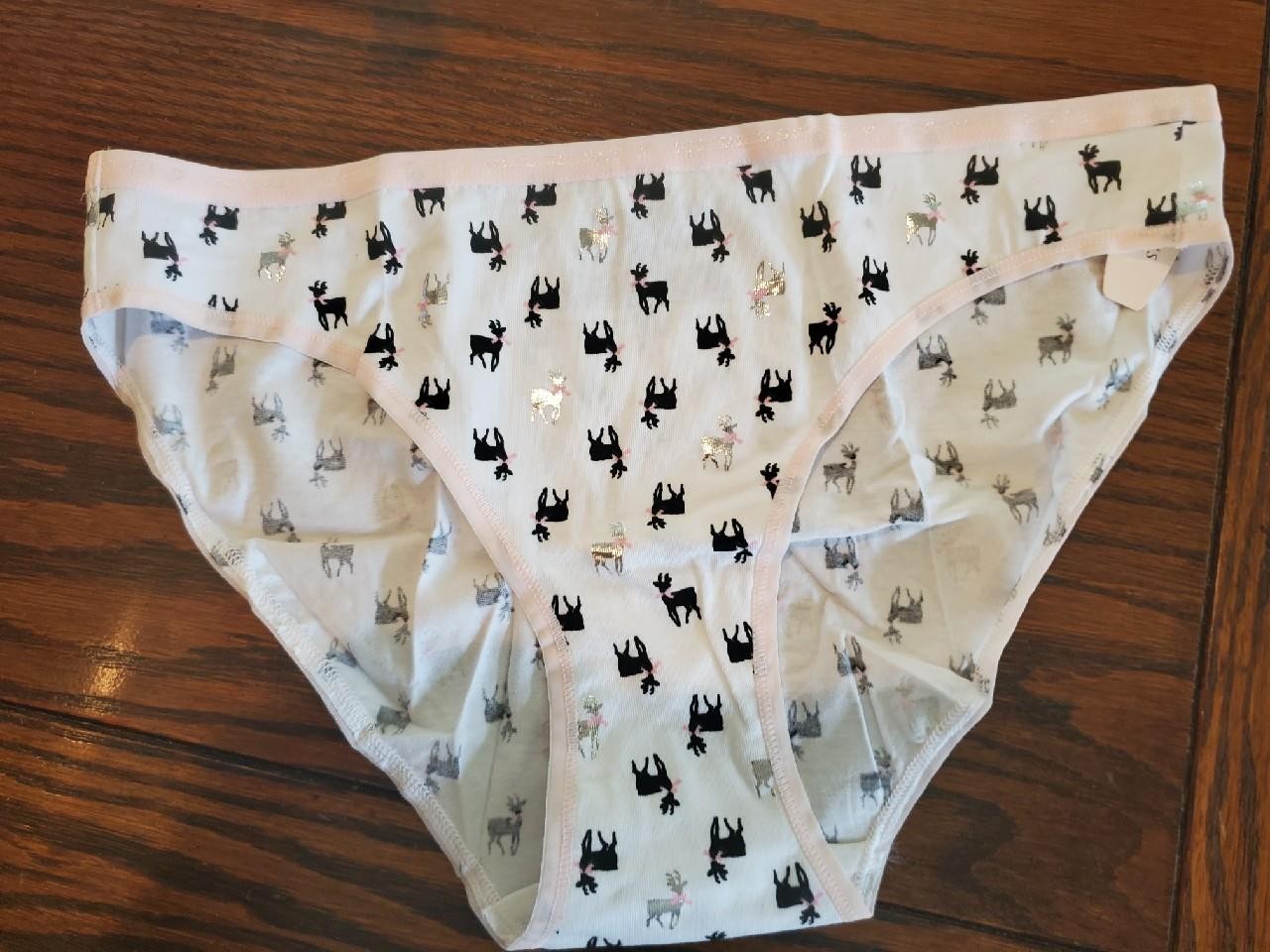 NWT RARE VICTORIA’S SECRET COTTON ELASTANE BIKINI PANTIES DEER 313818 BF2 M