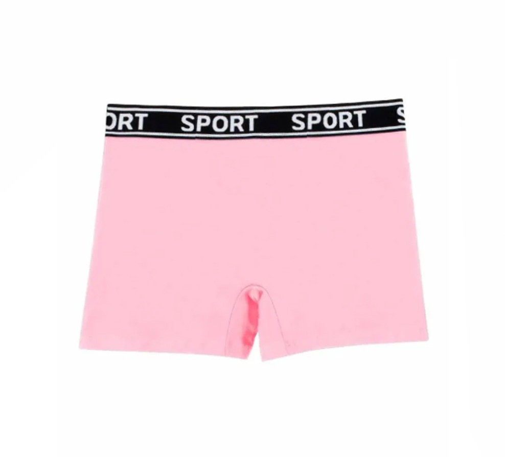 Women’s Cotton Boyshort Underwear Plain Sport Multicolor Boxers Pack of 12