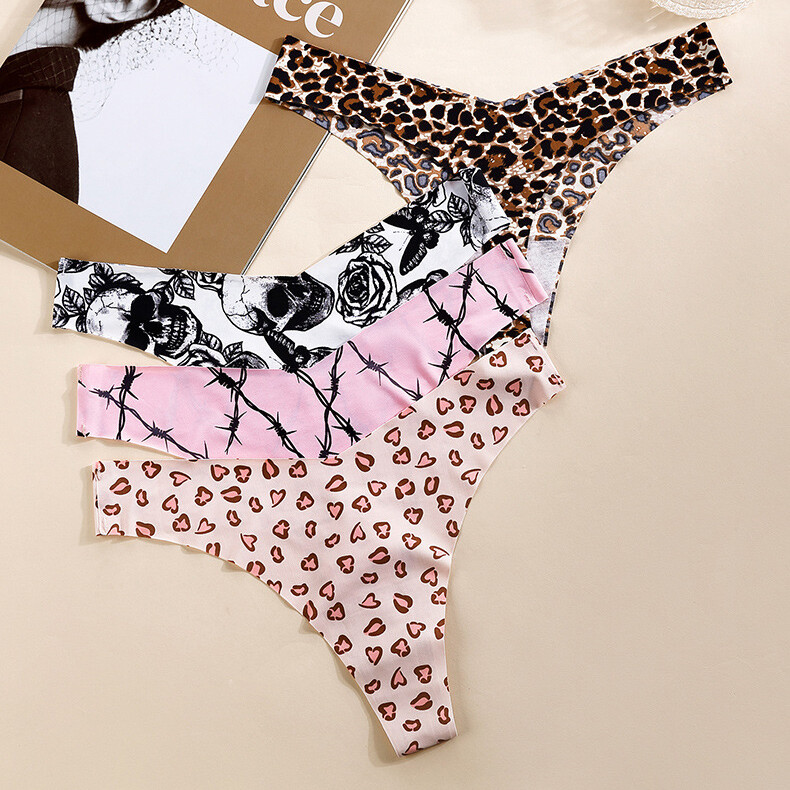 5 Pack Lot Womens Sexy Panties Thongs G string Bikinis Underwear Lingeries Brief