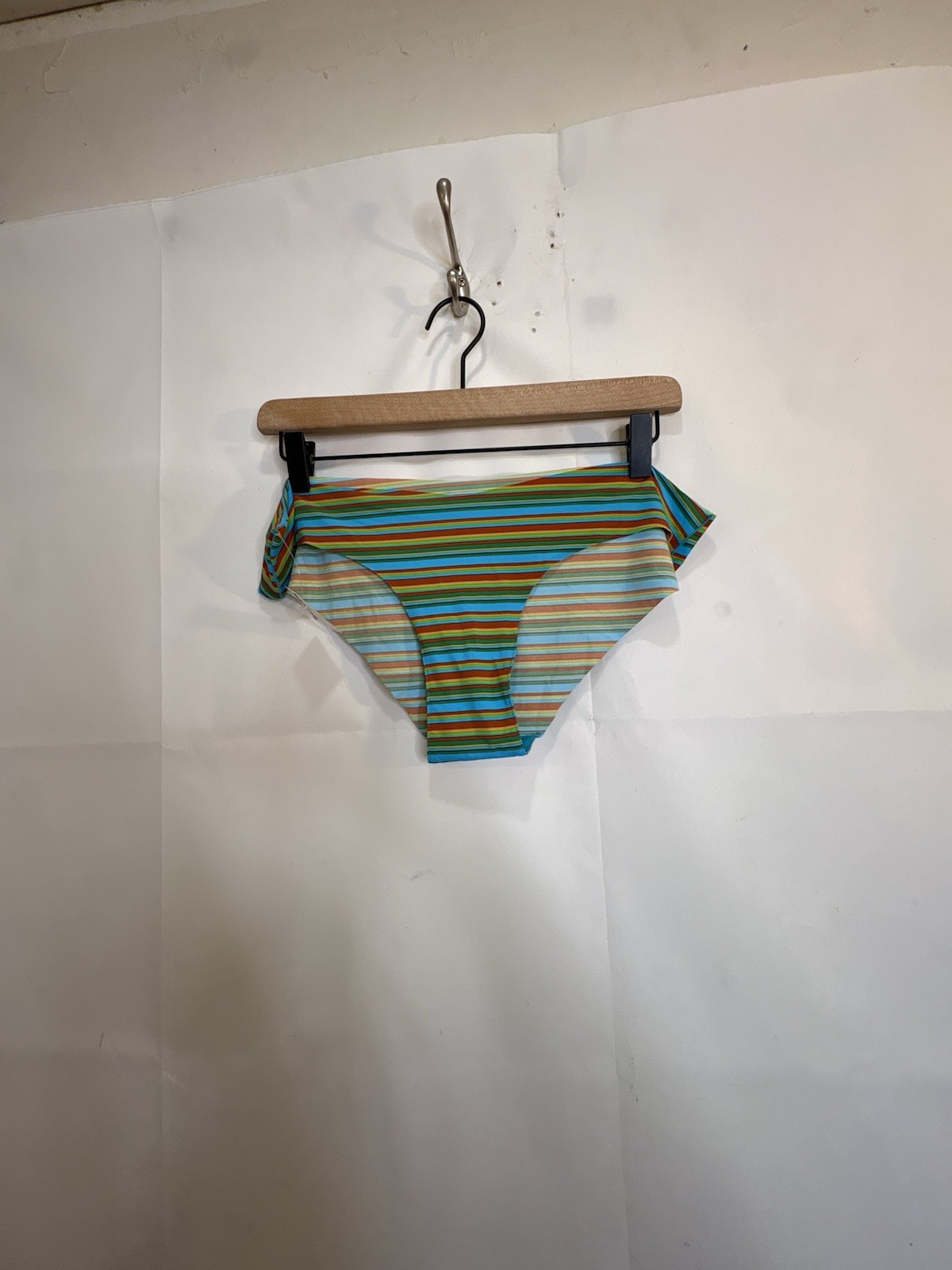 Women’s Size XL Striped Multicolored Hipster Lingerie Underwear