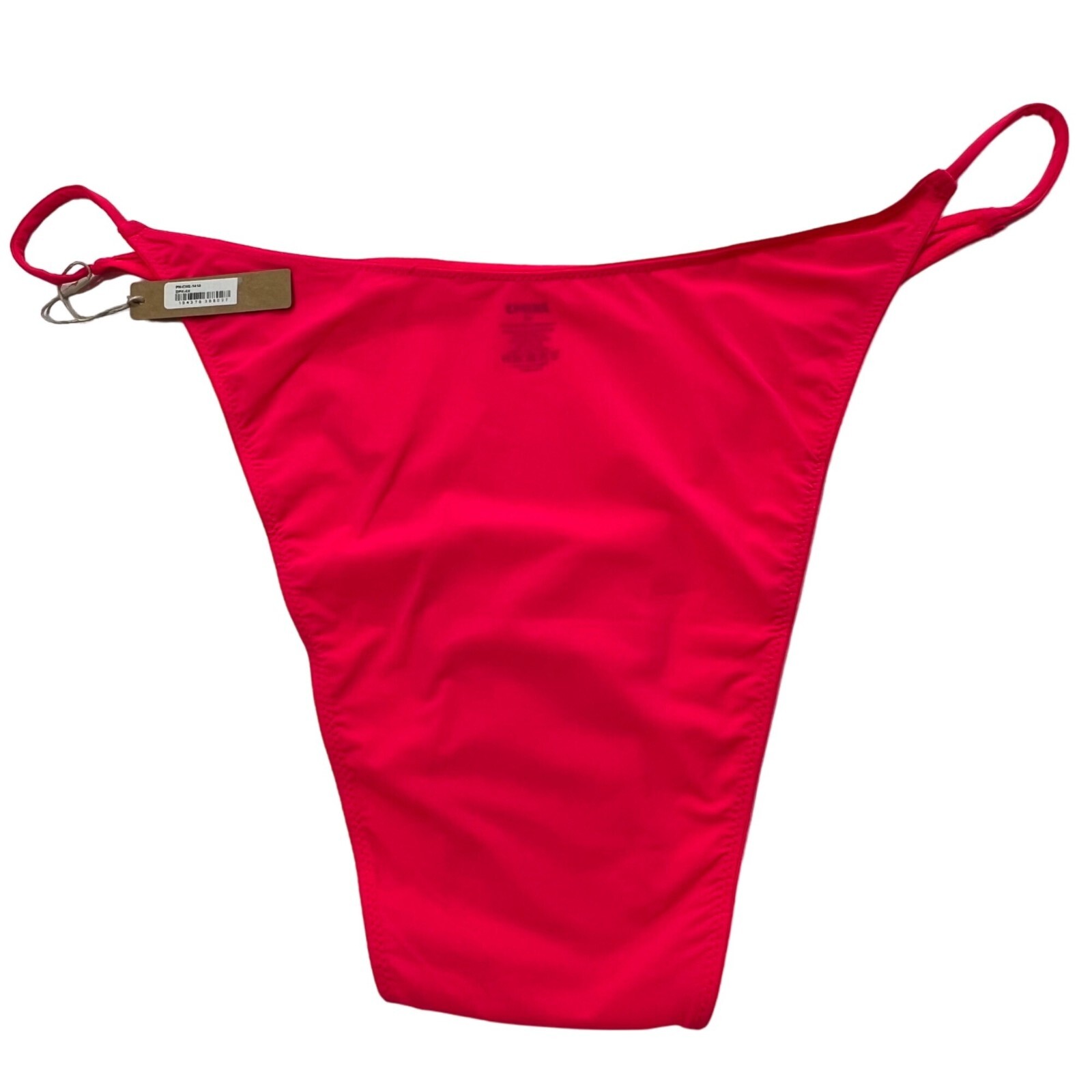SKIMS Micro Cording V Cheeky Bikini Dark Pink 4X