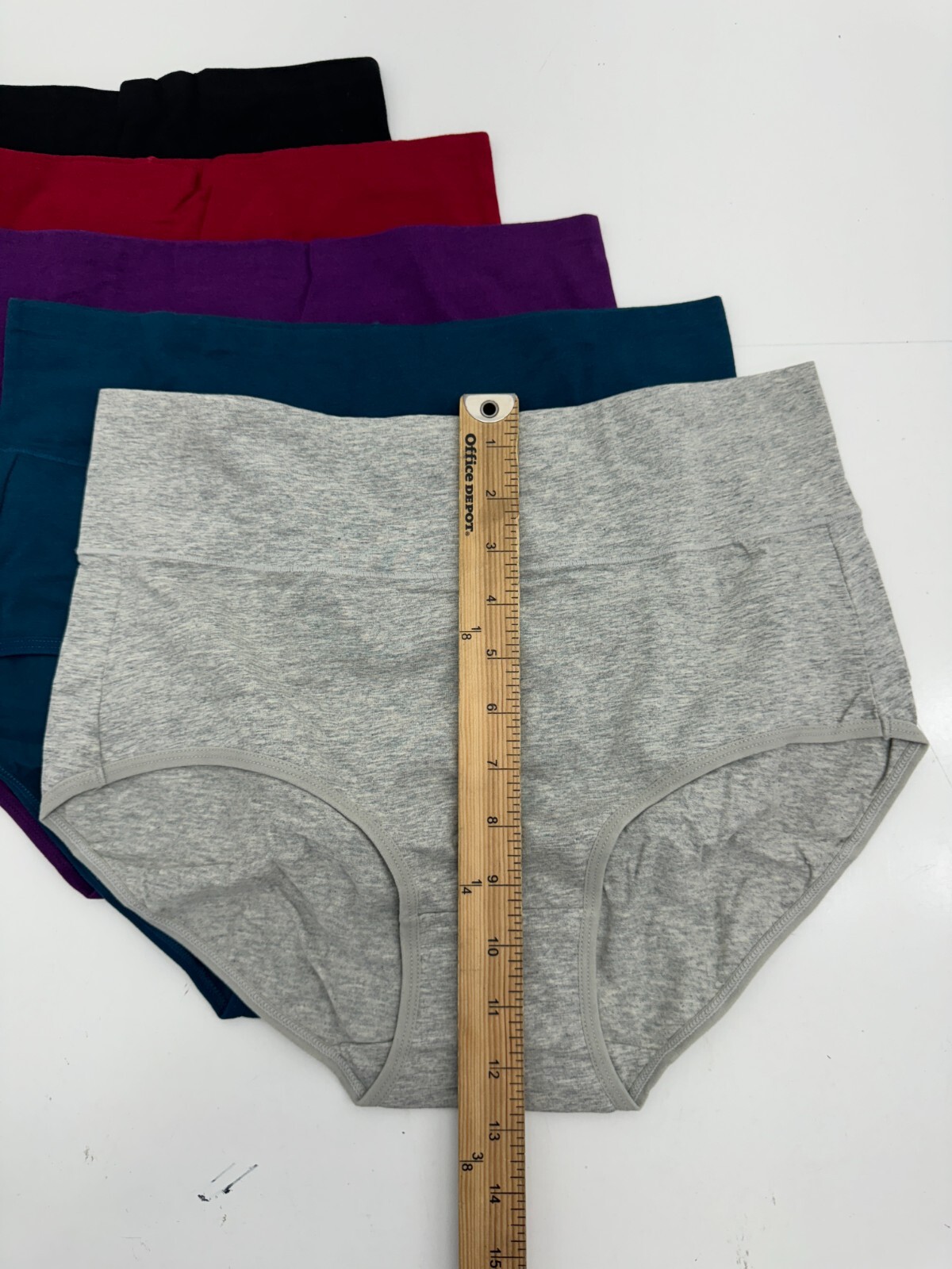 Shein 5 Pack Multicolor Brief Underwear Womens Size XL