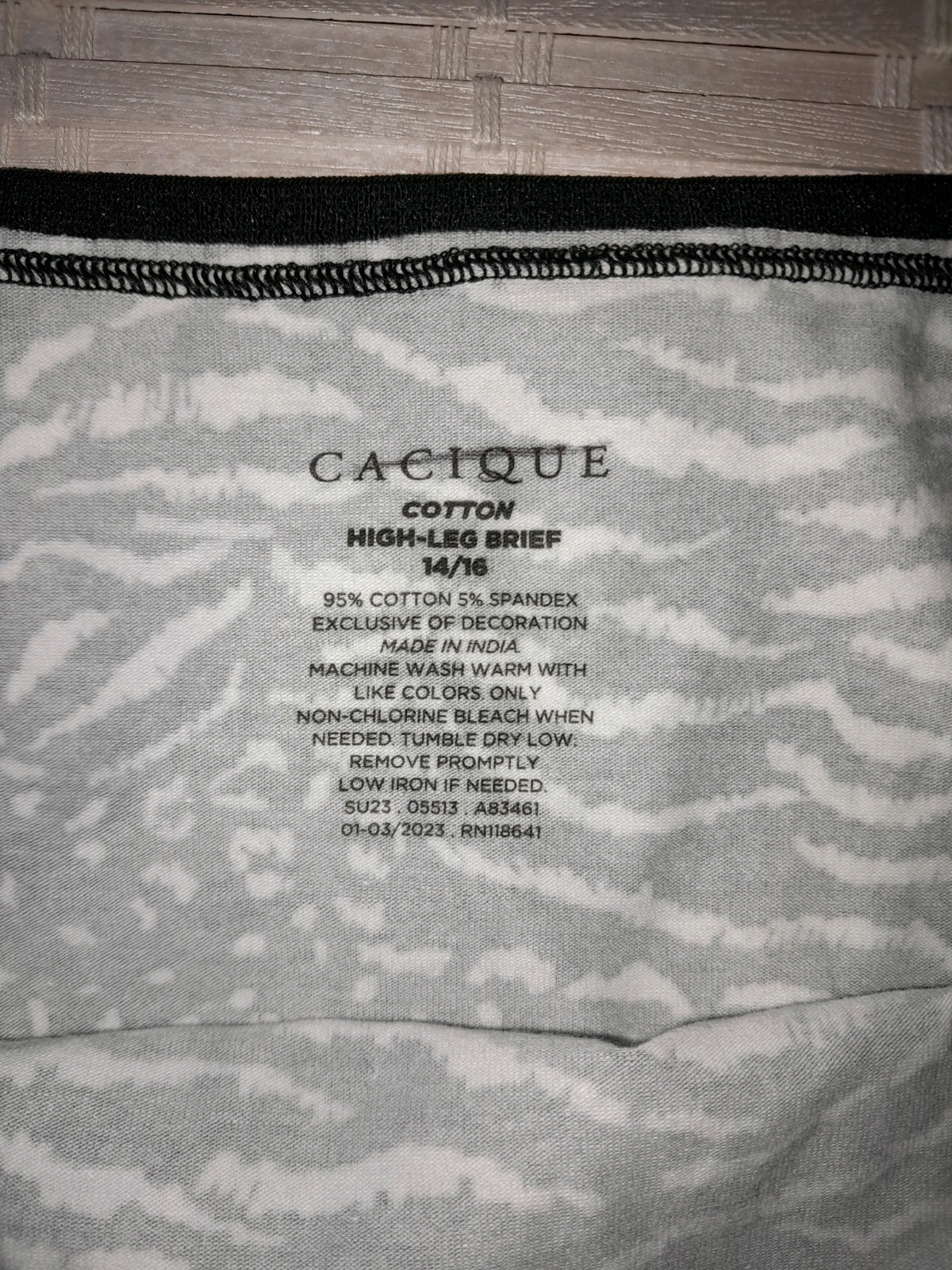 NWOT Cacique Women’s size 14/16 High Leg Brief & Floral Stretch Lace Hipster