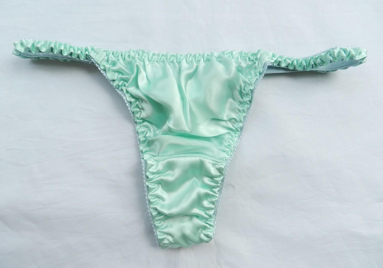 6 Pieces 100% Pure Silk Women’s String Thong Panties Size S M L XL 2XL 3XL