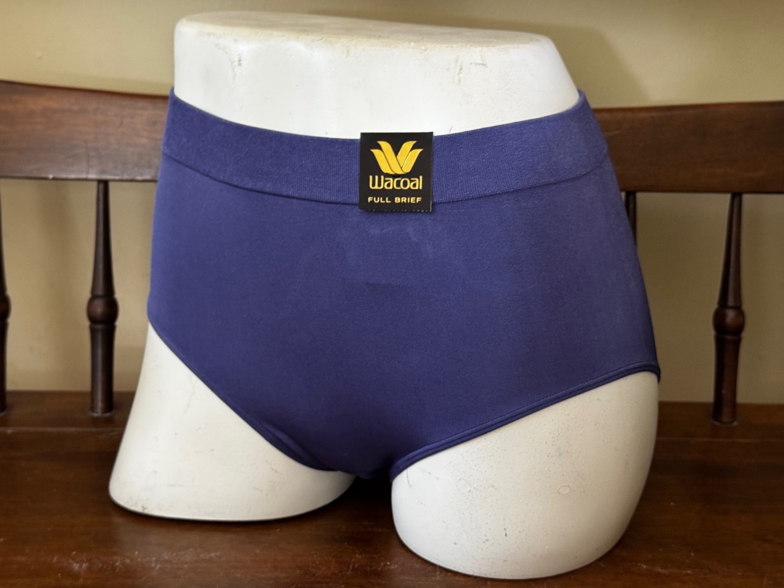 WACOAL 838175 SKIPPER BLUE ~ B-SMOOTH FULL BRIEF PANTIES ~ XL