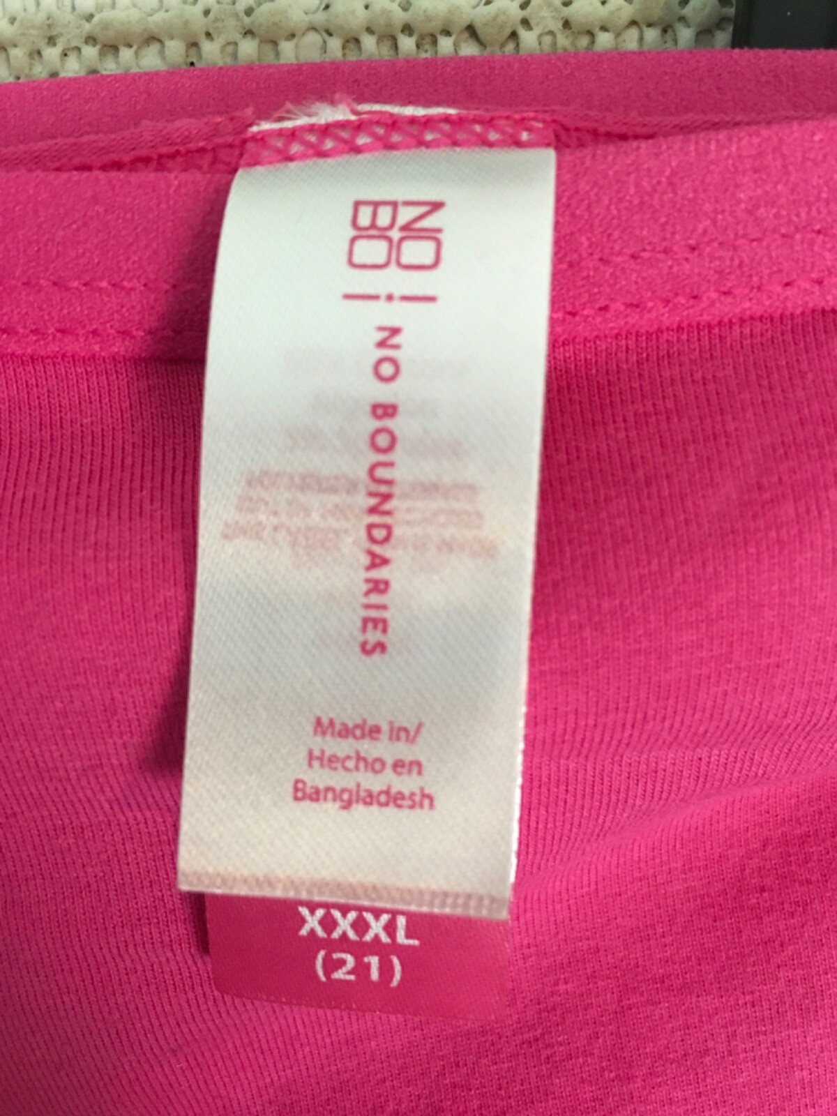 No Boundaries Thong Panties Women Size XXXL Gray Pink Green New White with Tags