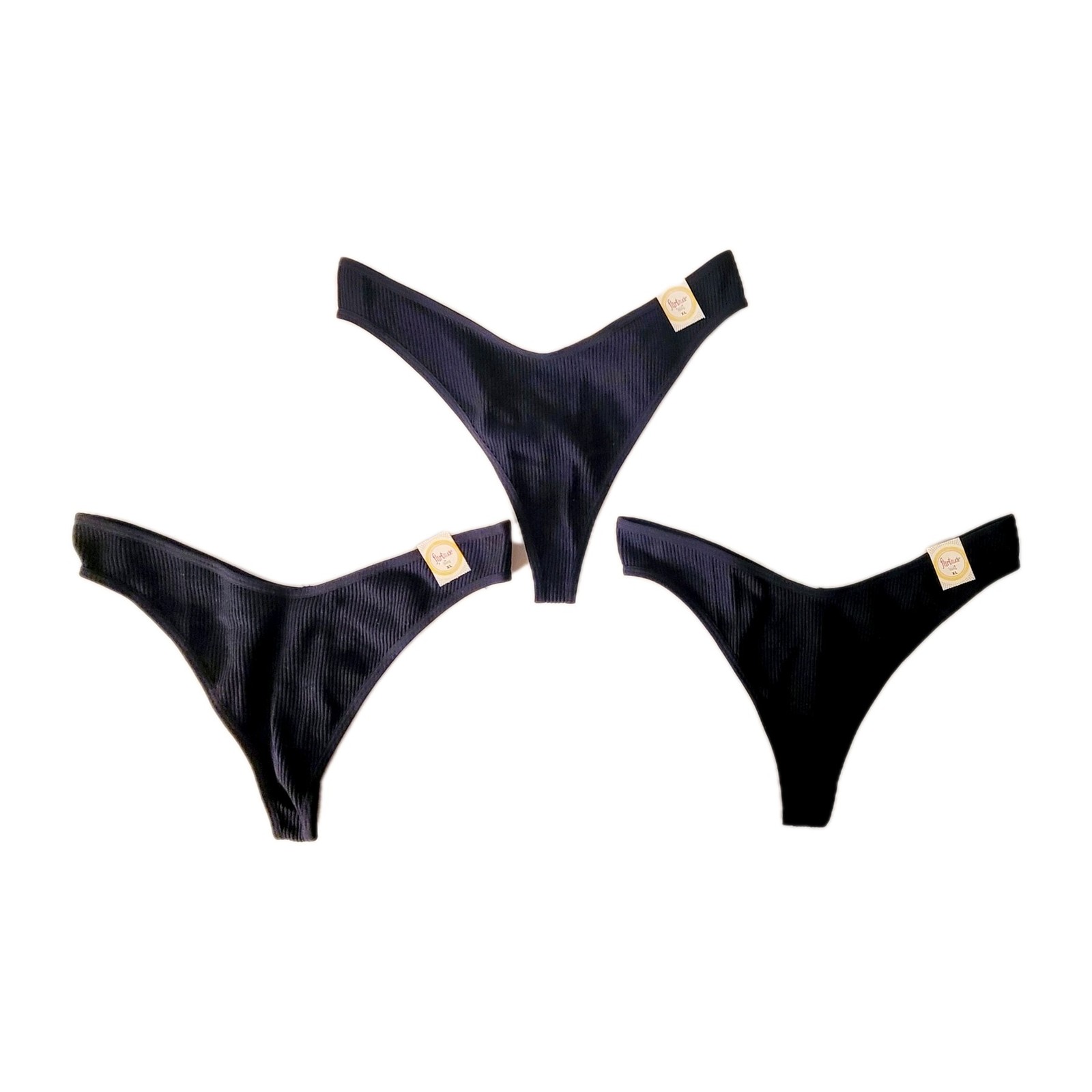 NWT Flirtitude Womens Thong Panty Lingerie, Flirtitude Women’s Thong, XL, 3 Pack