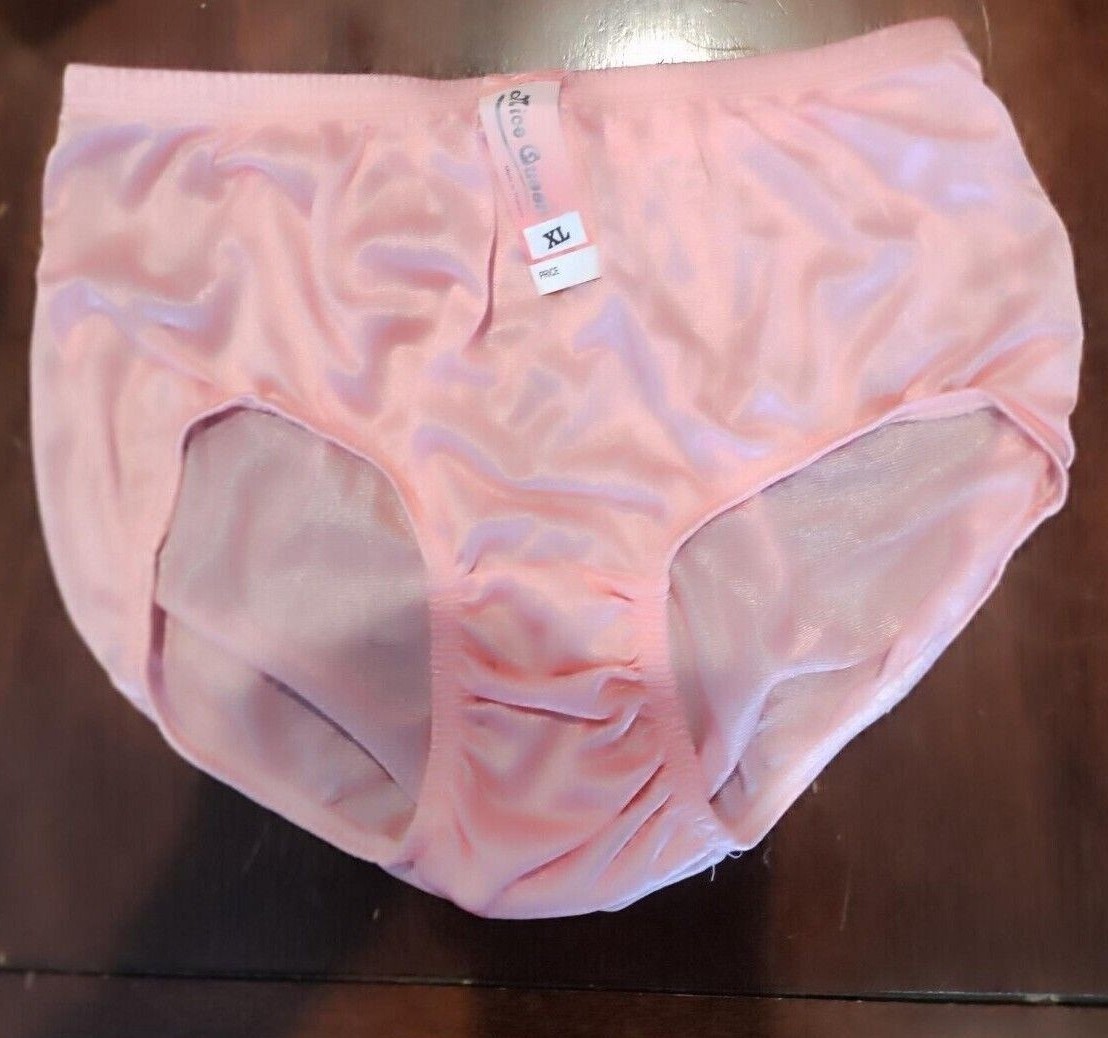 vintage style all nylon panties size xlarge waist to 36 inches pk