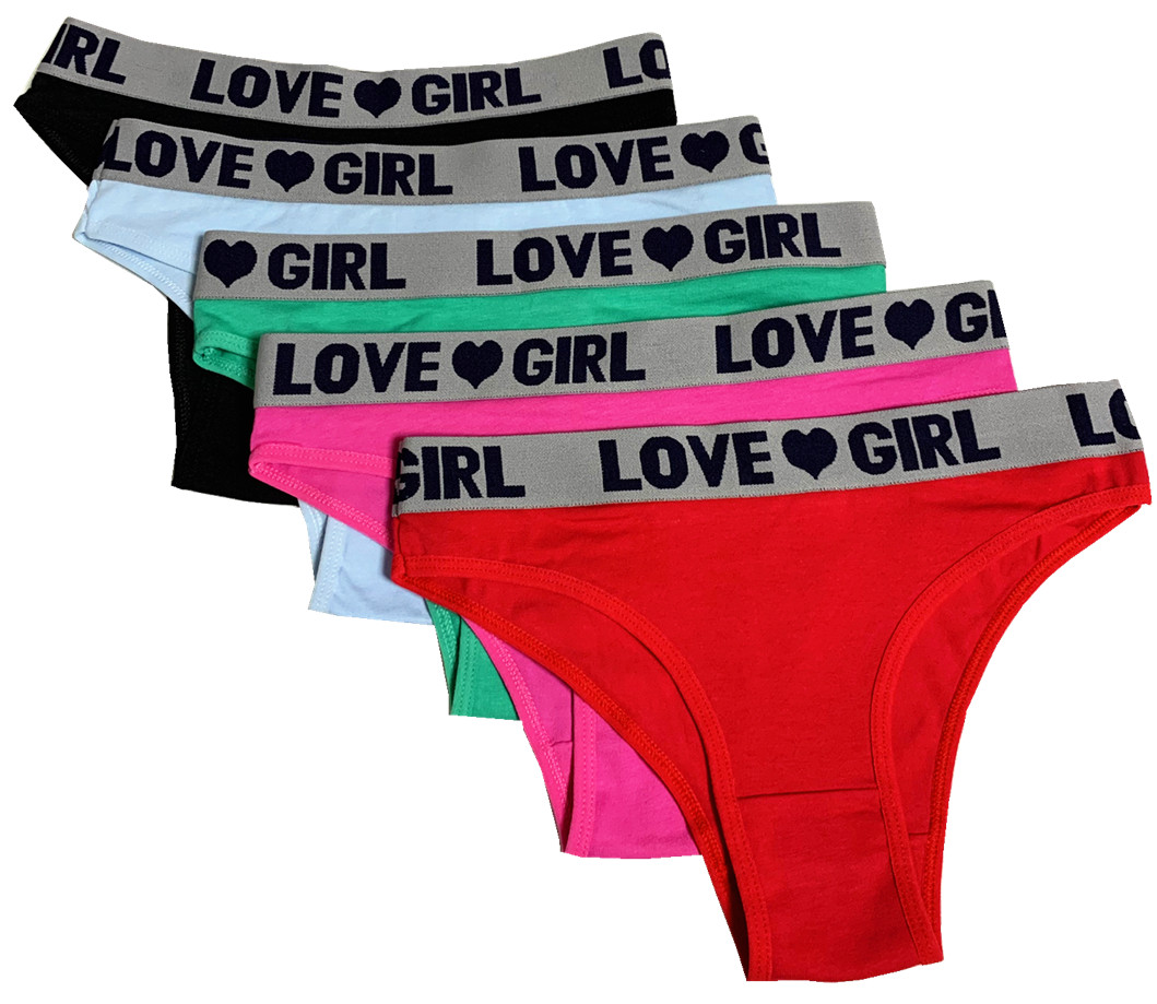 New 5 Womens Hipster Boyshort Briefs Panties Bikini Underwear Cotton (#F122)