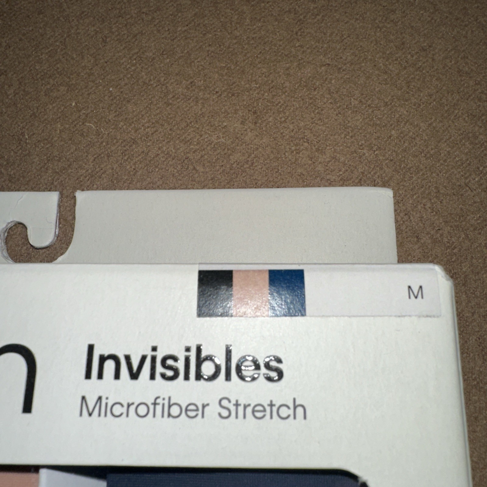 Calvin Klein Women’s Invisibles Blue Nude Black 3 pk Hipster Panty Underwear Med