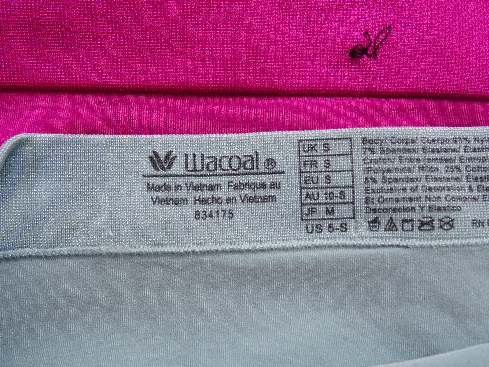 Wacoal 834175# B-Smooth Hi-Cut Brief 3-Pack Panties US Size S