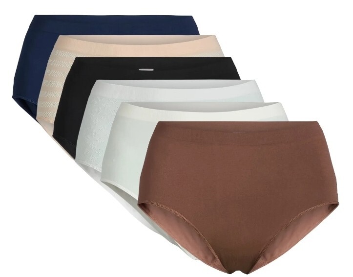 JOYSPUN Womens Seamless Brief Underwear Panties 6 Pack Sizes S-XL *See Discounts