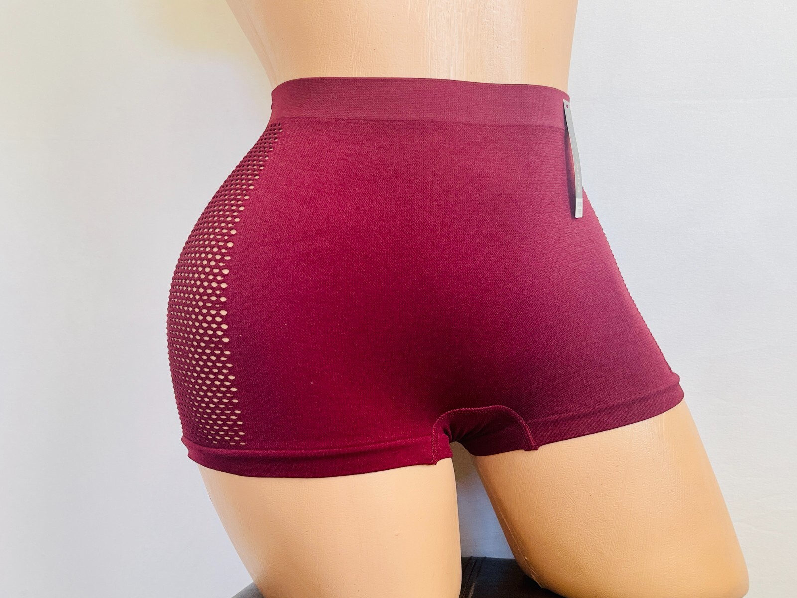 3-6 Pack Boy short Boxer Panties Side Net Women Comfy Seamless Underwear Pant 34