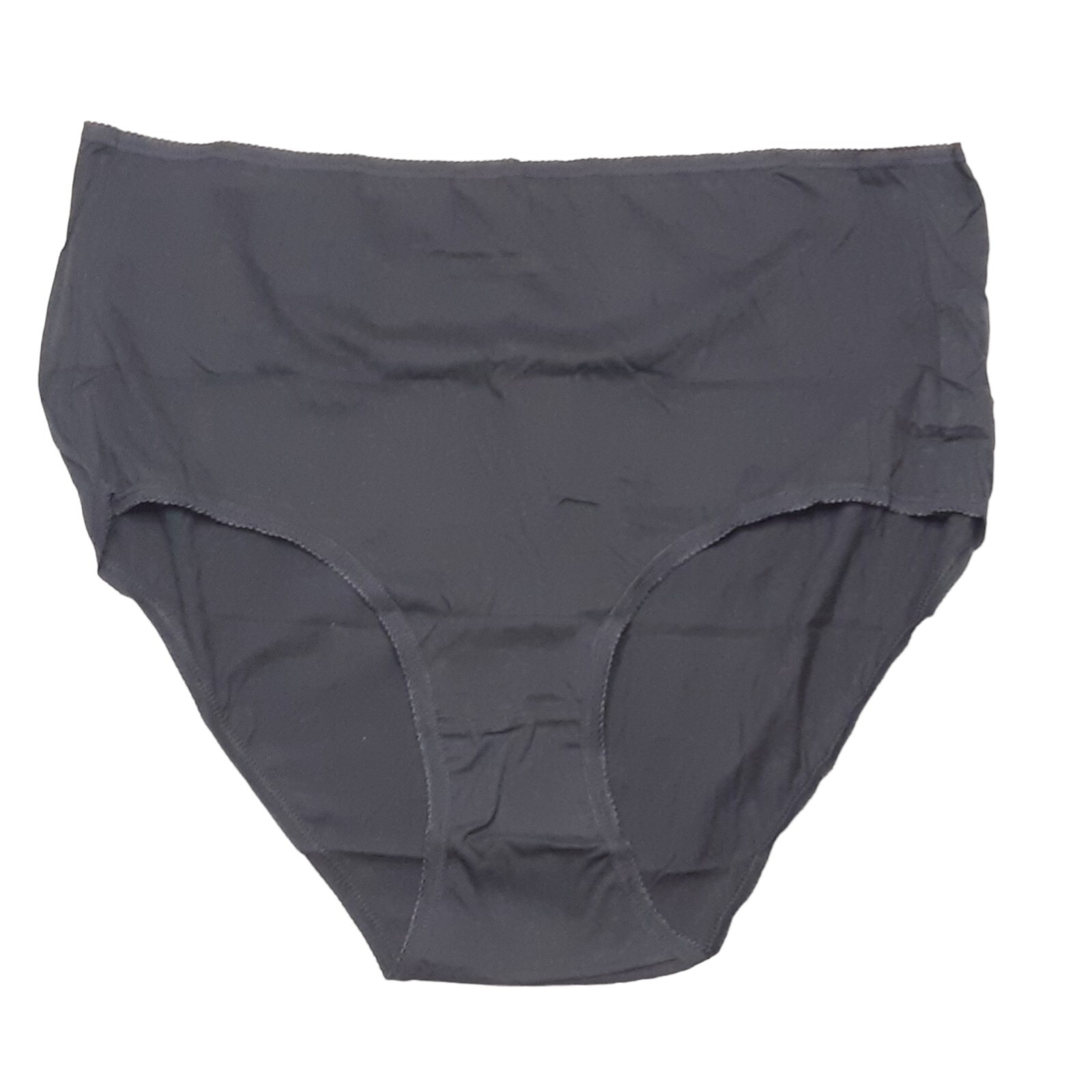 Q T Intimates Modern Briefs 3 Pack Cotton High Rise Panties Black Cafe Size 11
