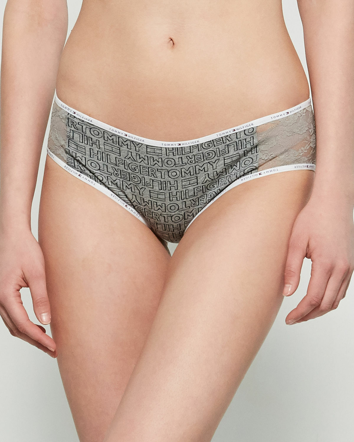TOMMY HILFIGER Two-Pack Cotton Lace Side Hipsters