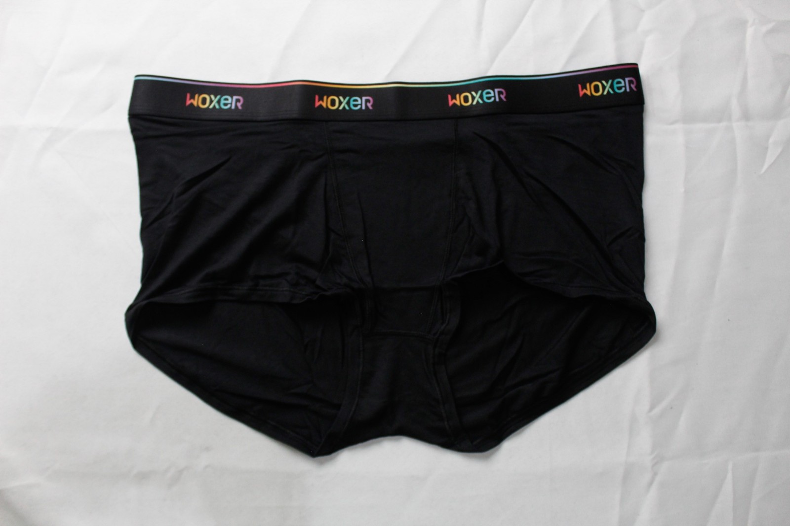 Woxer Women’s Soft Mid-Rise Bold Pride 2.0 Boxer Brief DH3 Black 2XL NWT