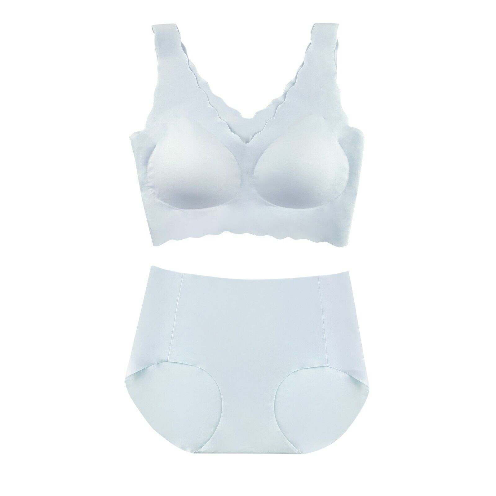 Womems Bra Wireless Bra Solid Color Seamless Comfort Breathable Latex Seamles