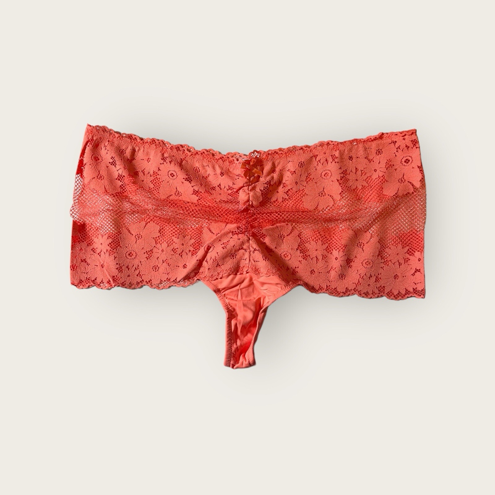 Lane Bryant Cacique Fishnet Lace Wide Side Thong Panty 14/16 (5928)
