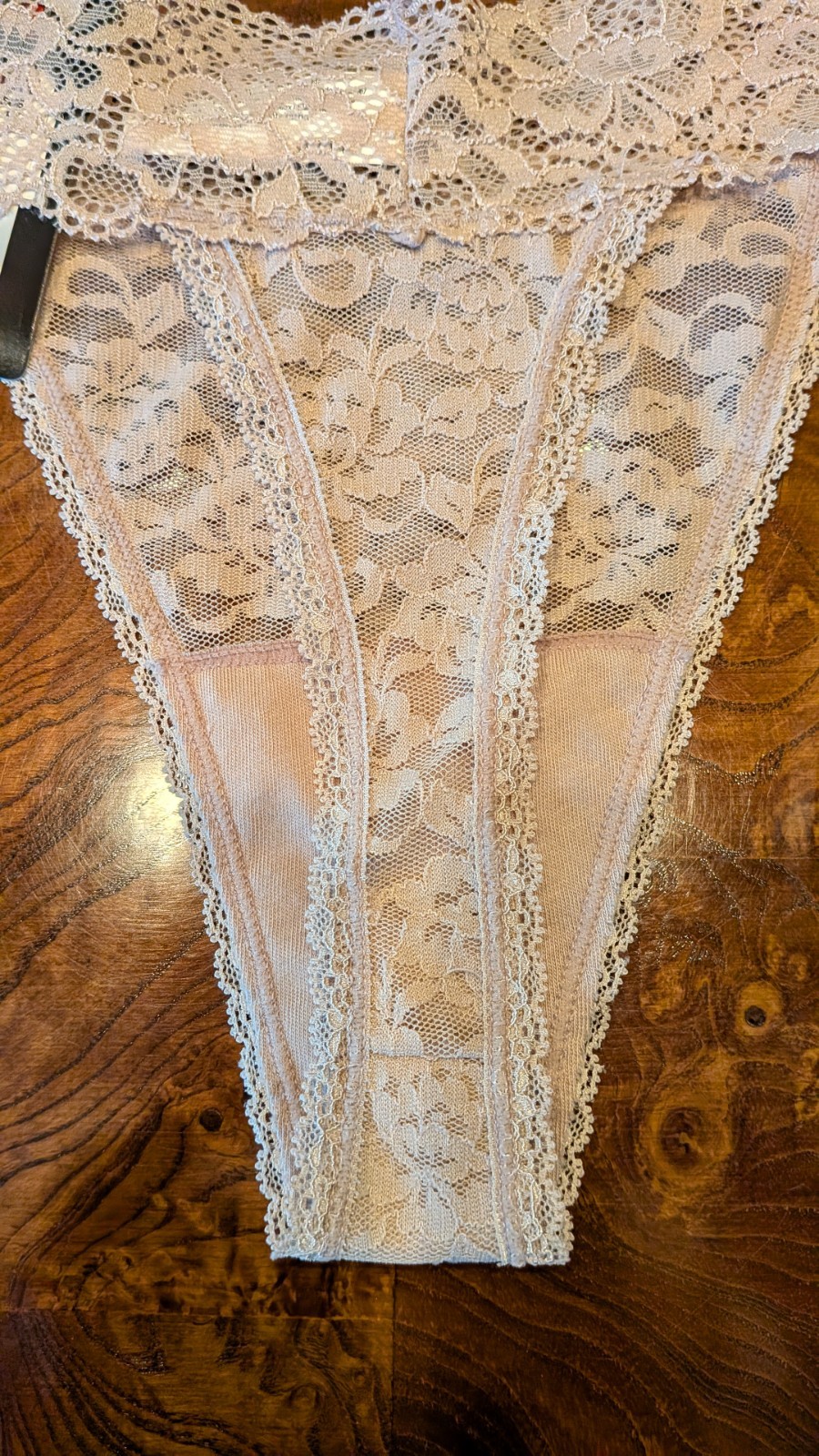 NWT Maidenform DMESLT Sexy Side Of Comfort Lacey Thong Very Light Pink 2XL /9