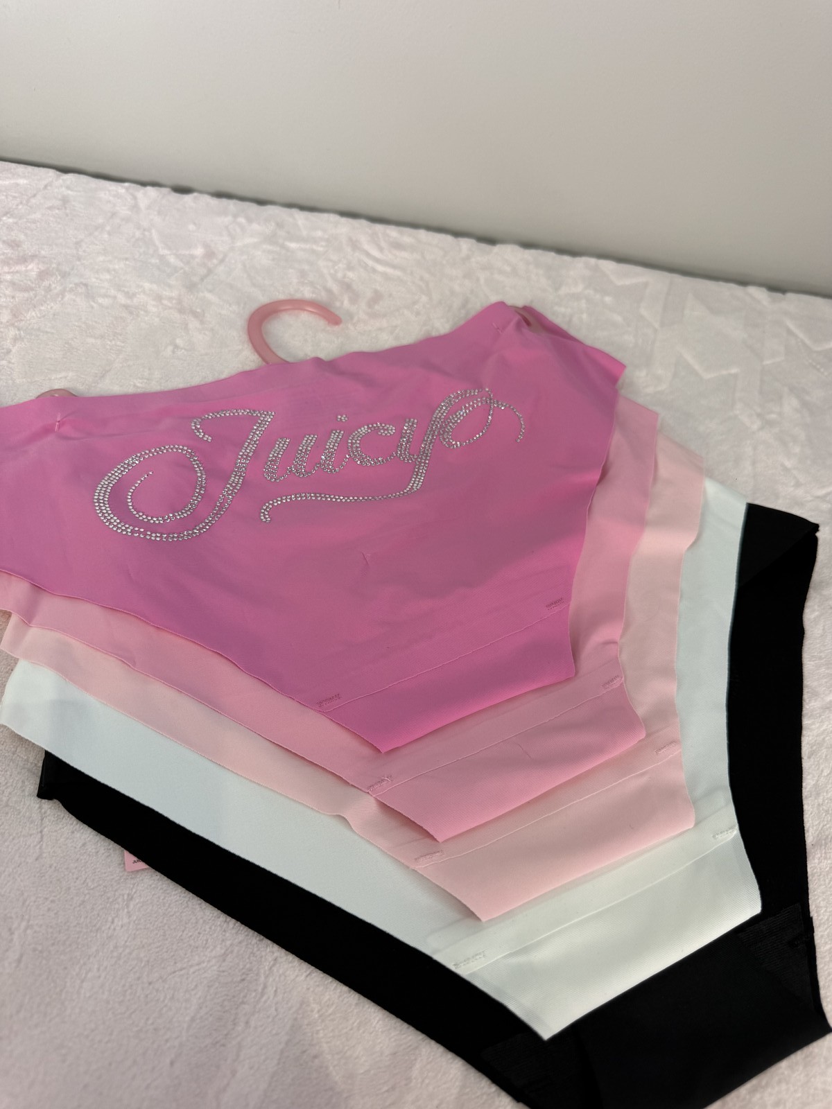Juicy Couture 5-Pack Panties Size S Pink Y2K 2000s Womens Underwear New