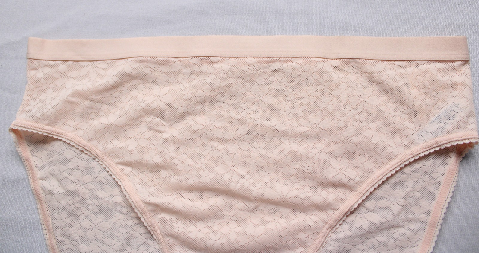 Old Navy Women’s High Waisted Mesh Bikini Underwear MS7 Pink Large NWT