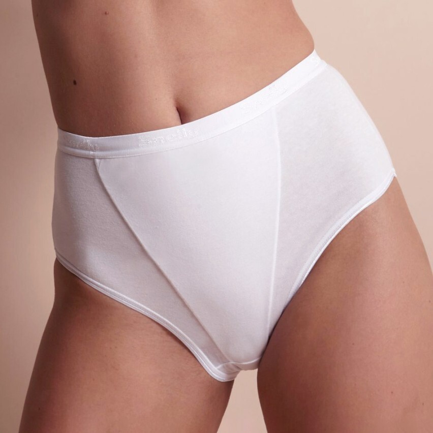 6 Women’s Midi Containing Cotton Elastic Slips Snelly Central Reinforcement S135