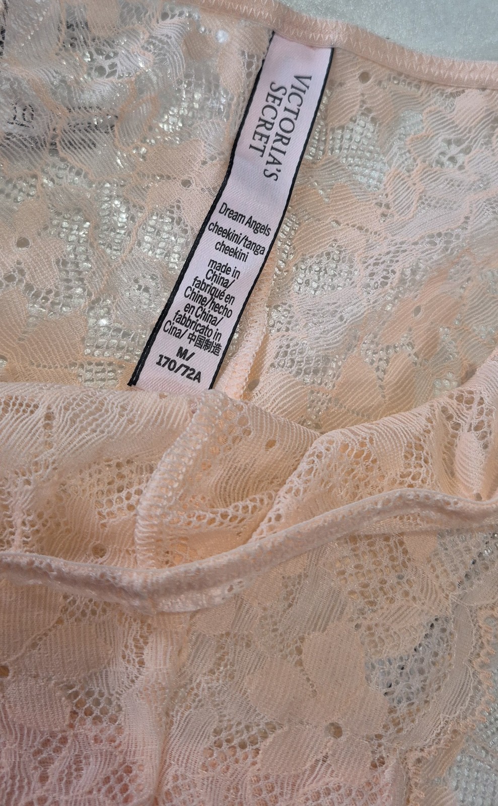 NWT Victorias Secret Medium Dream Angels Cheekini Panties Panty New