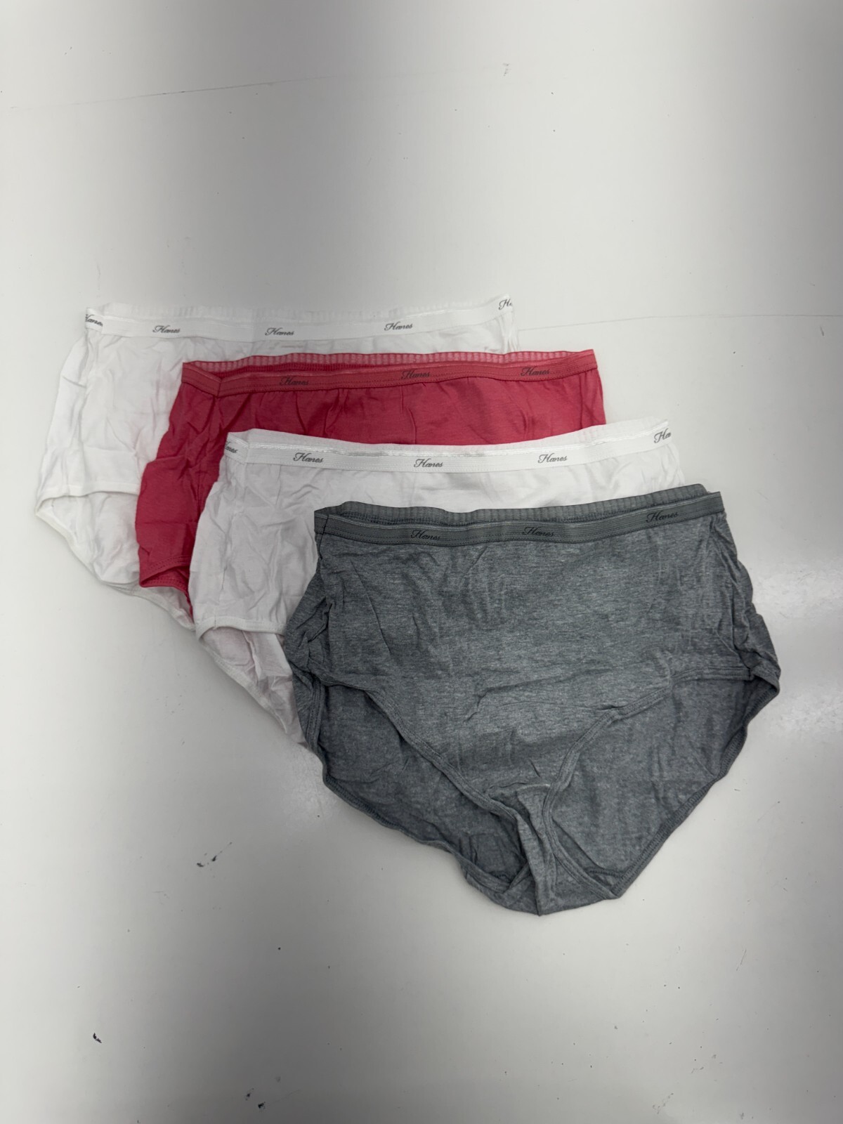 Hanes 4 Pack Multicolor Briefs Womens Size 8