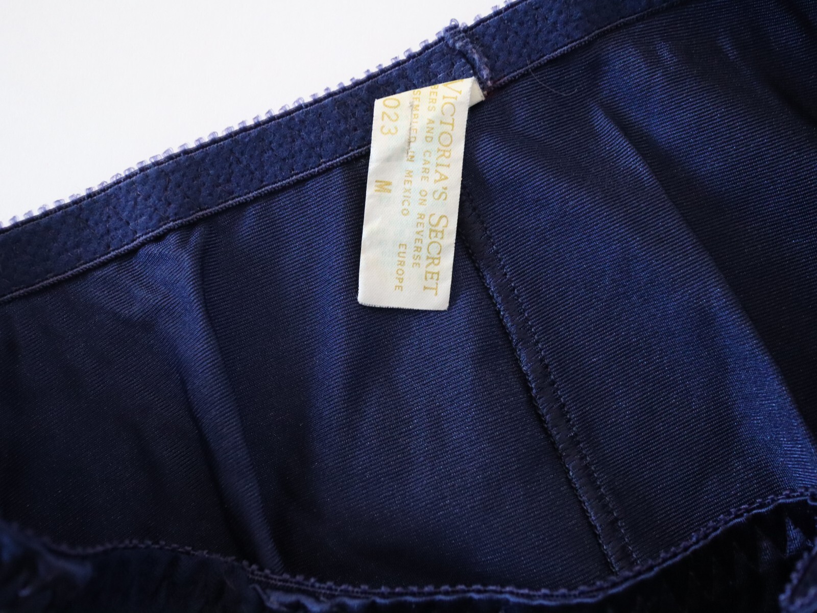 NEW Victoria’s Secret VTG 80s-90s Gold Label Satin High Cut Brief Panties MEDIUM