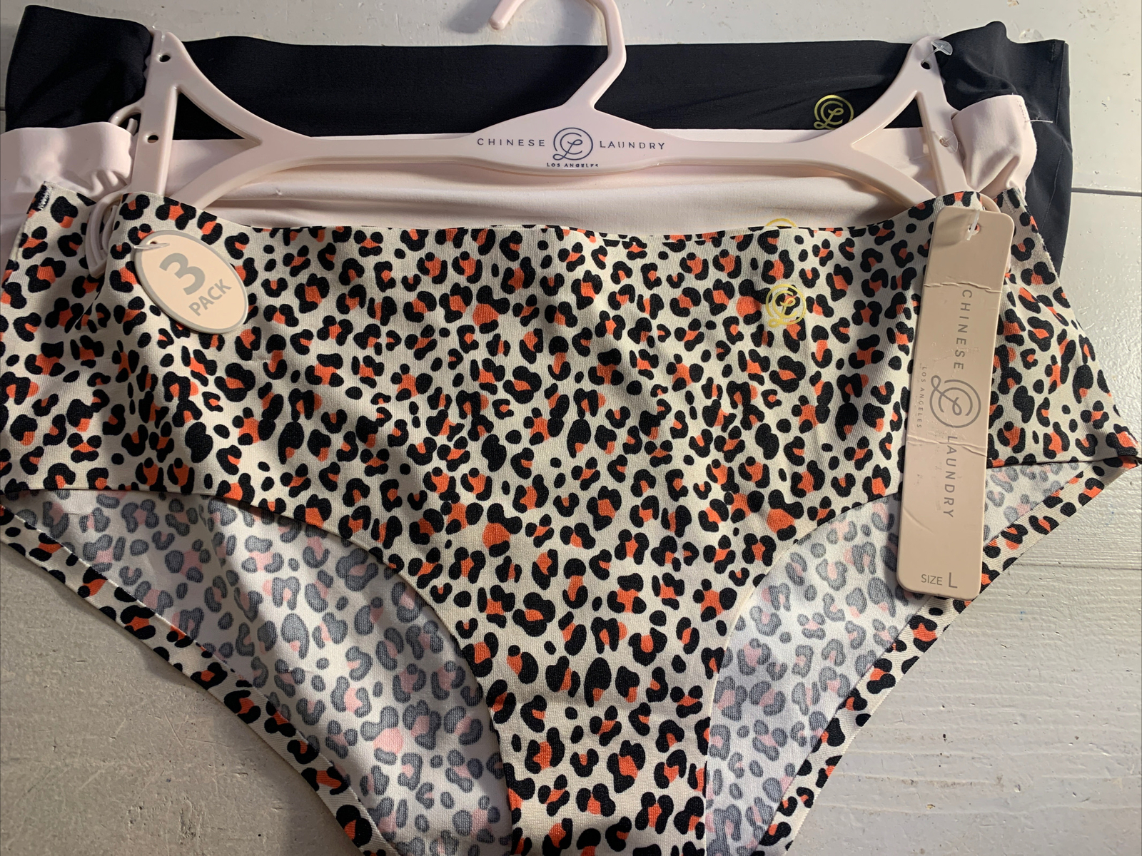 Chinese Laundry Hipster Panties 3 Pack Underwear Multicolor Size Large