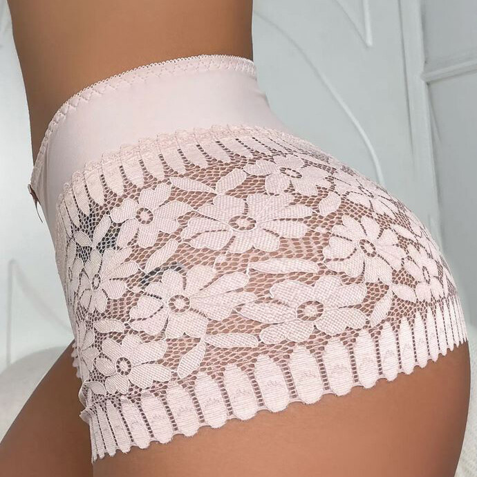 4 Pack Lot Women Sexy Lace Panties Boyshorts Briefs Ladies Underwear Lingeries