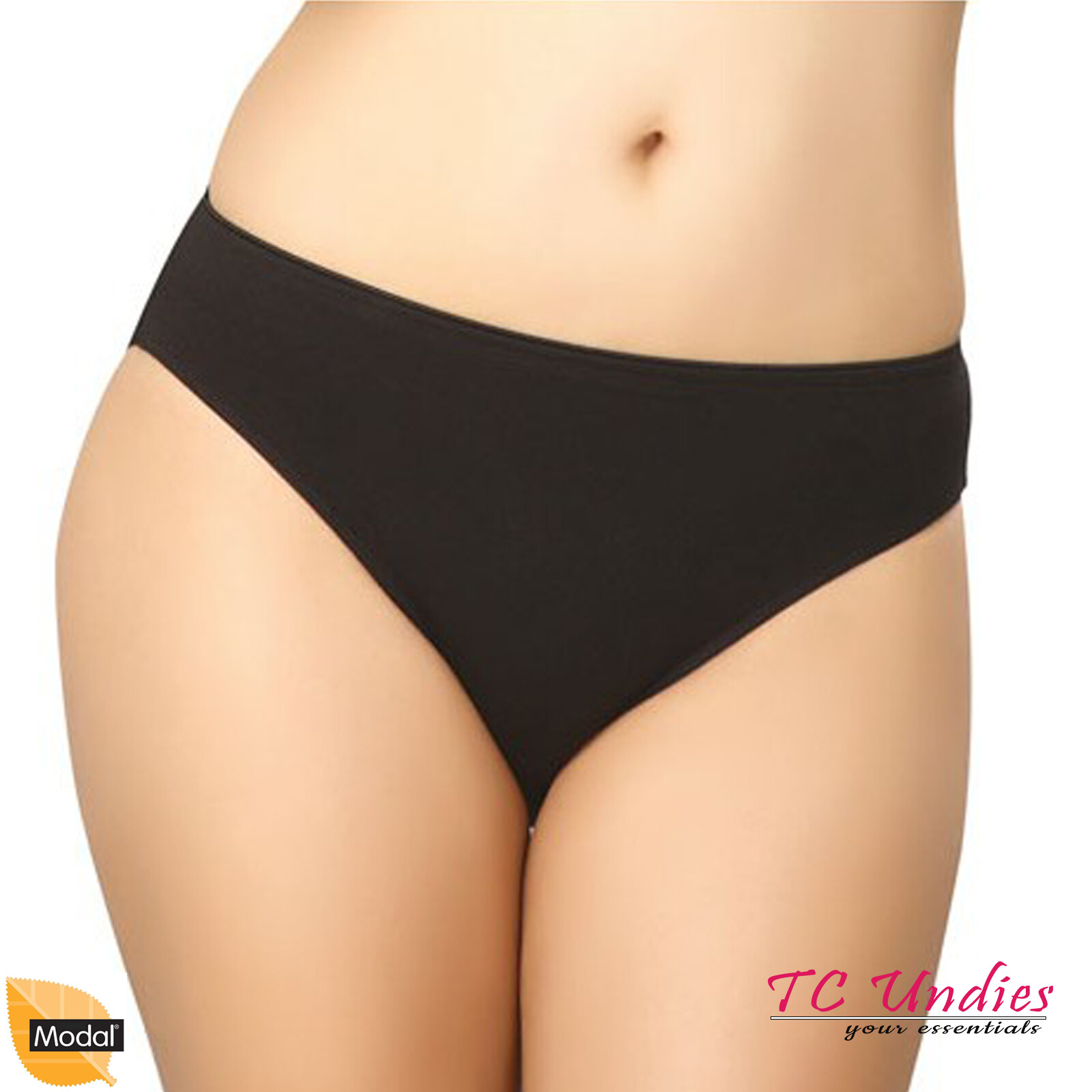 4 Pack of Ladies Bikini Briefs Panties Women`s Modal Knickers Underwear S-M-L