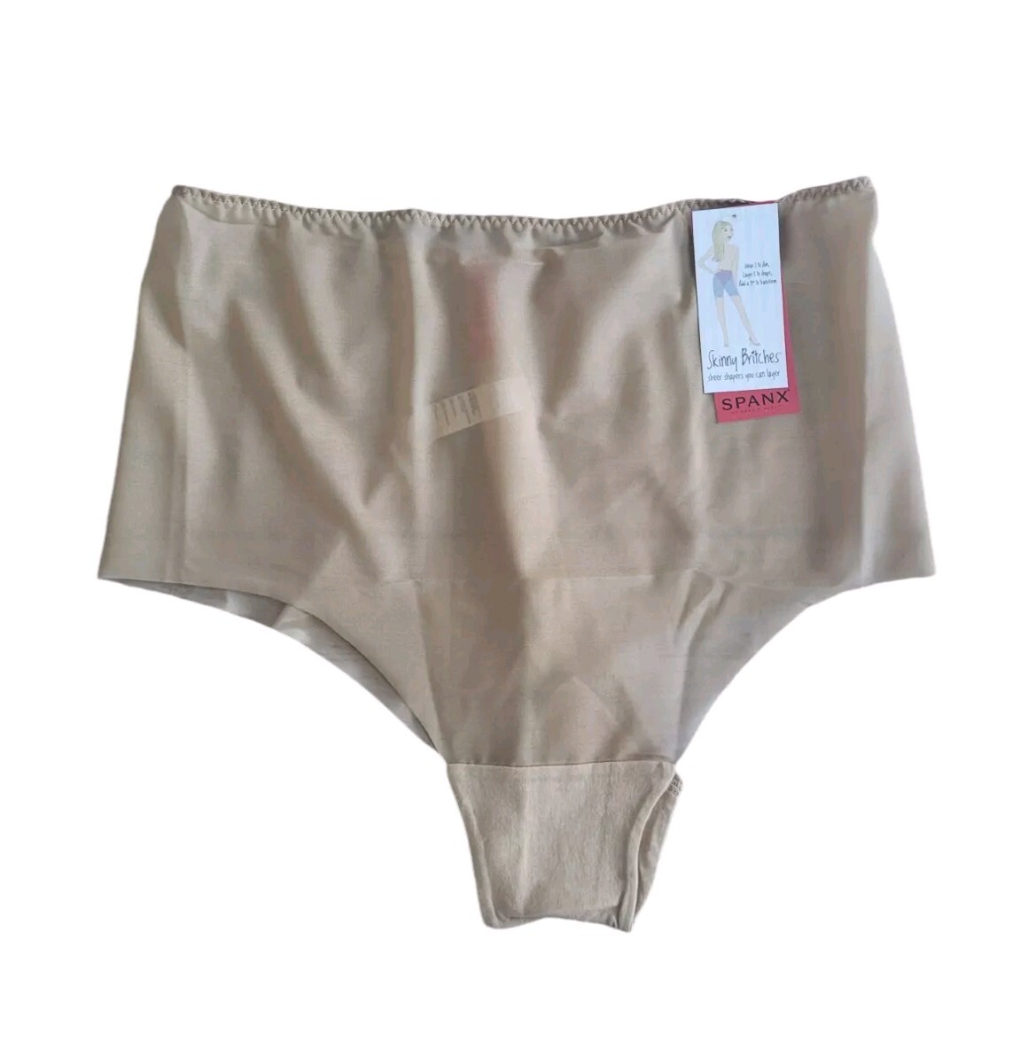 New SPANX By Sara Blakely 1X Nude Skinny Britches Hipster Panty Women