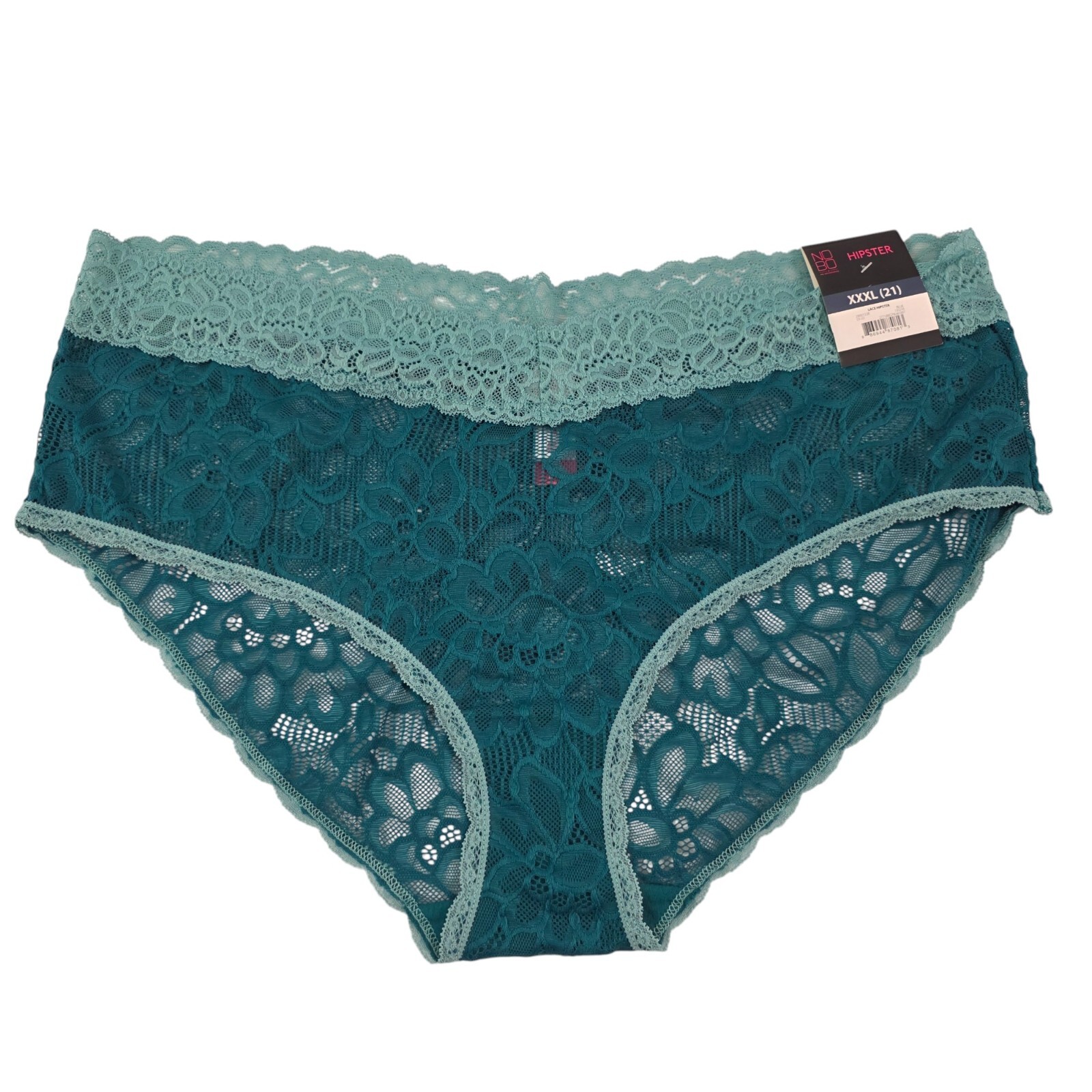 No Boundaries NOBO Lace Hipster 4-Pack Multi-Color Panties – Size XXXL (21) NWT