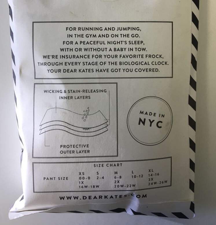 Dear Kate Womens Panties Undies ADA Hipster Mini Lining 2X Tan Period Protection