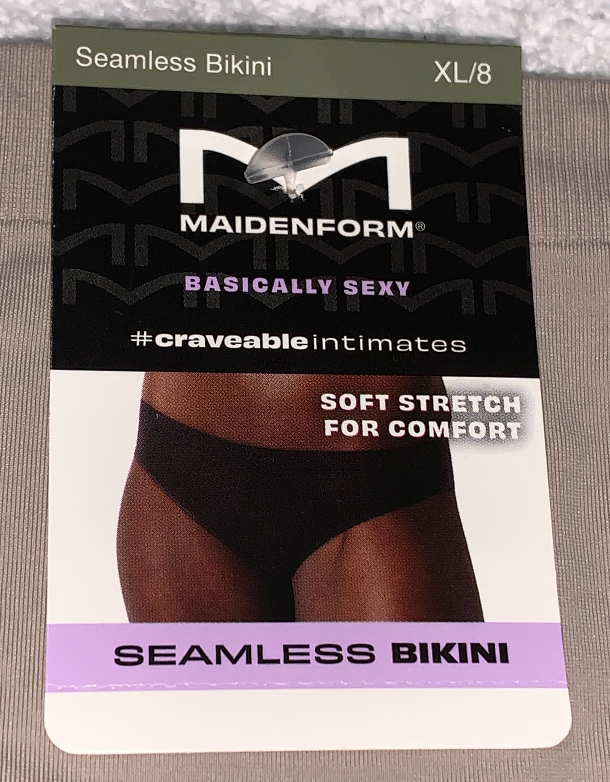 MAIDENFORM M Basically Sexy Microfiber Seamless Bikini Panty Womens M L XL 2XL