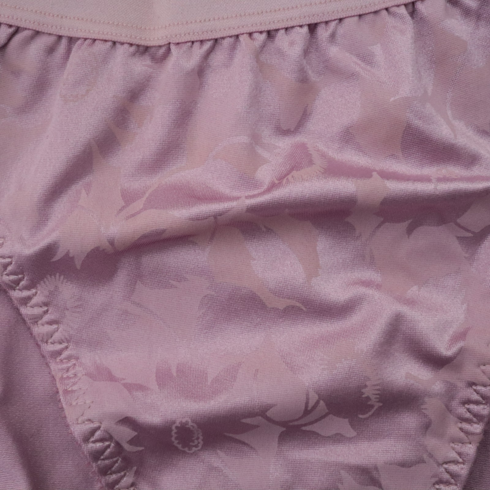 NEW Chic VTG 90s High Cut Silky Smooth Satin Like Brief Panty LARGE
