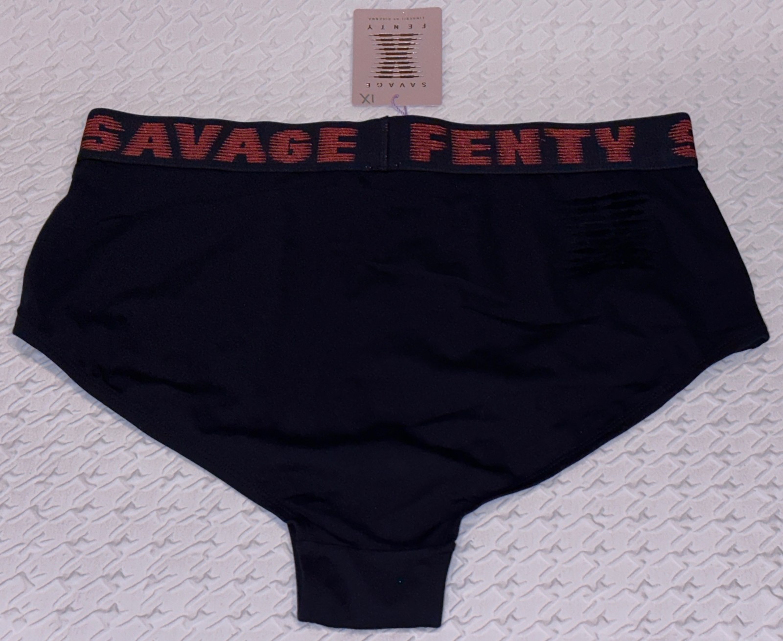 SAVAGE X FENTY Forever Savage X Black Red Booty Short Panty Womens S M L Plus 1X